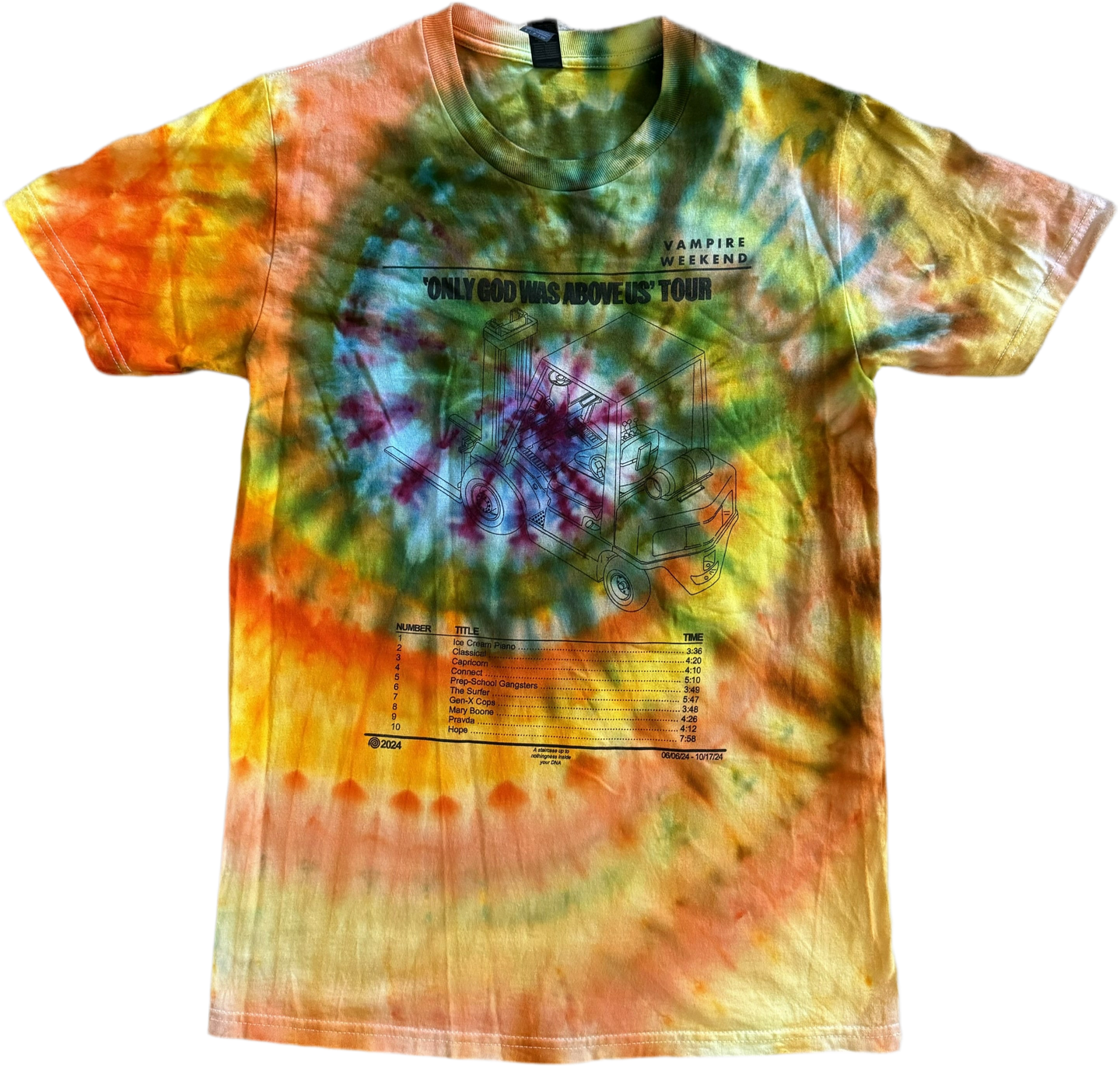 (S) VW Only God Was Above Us 2024 Tour Shirt