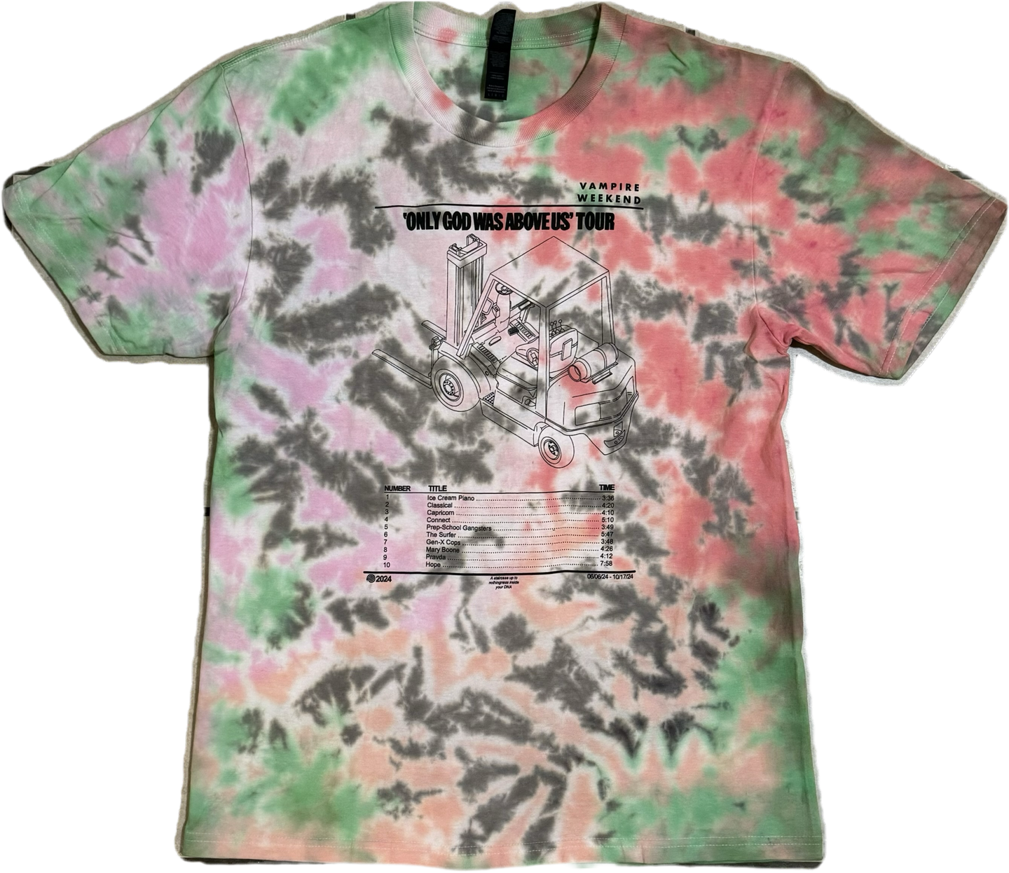 (L) VW Only God Was Above Us 2024 Tour Shirt