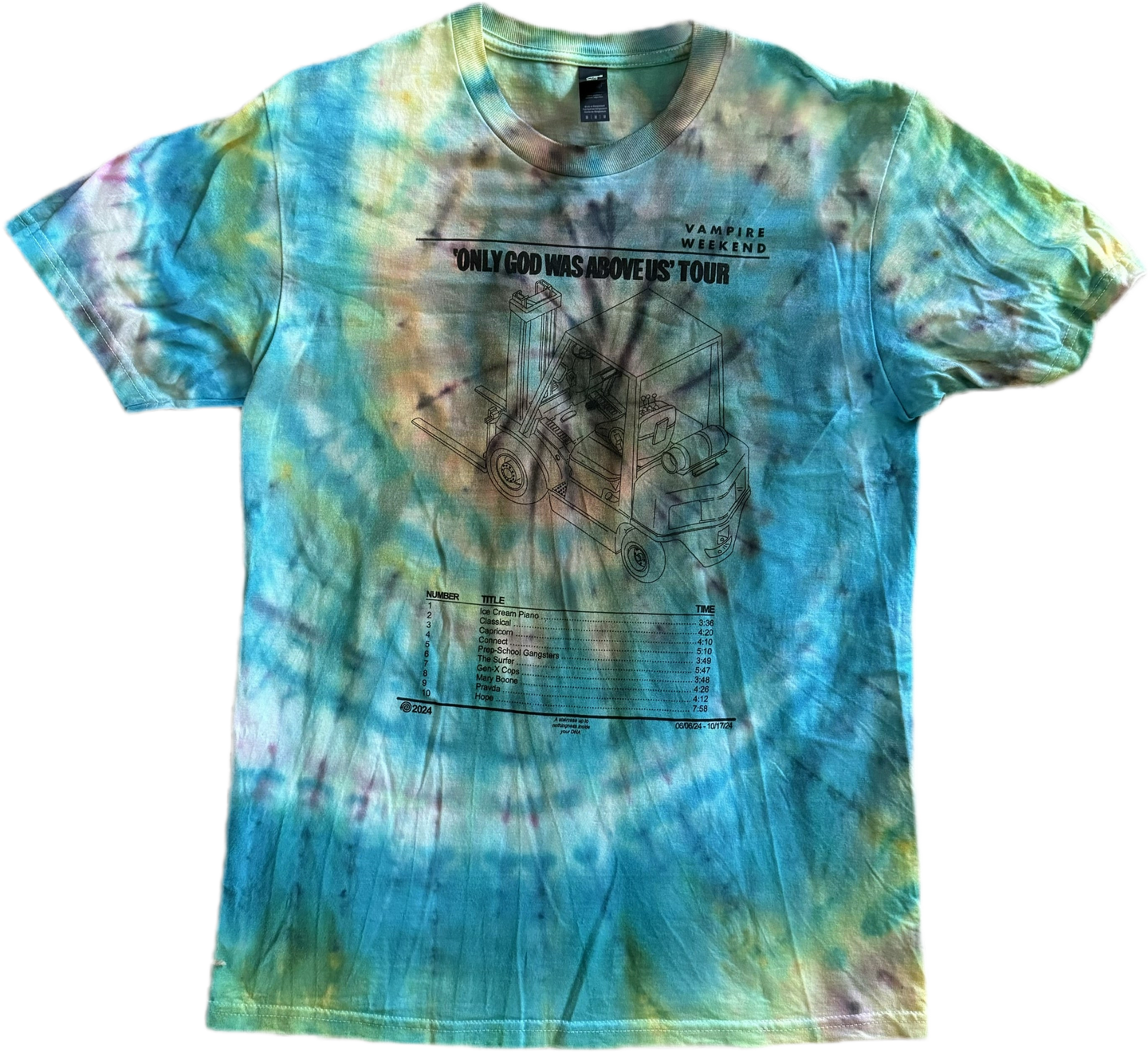 (M) VW Only God Was Above Us 2024 Tour Shirt