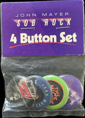 John Mayer 2021 Promo 4 Button Set