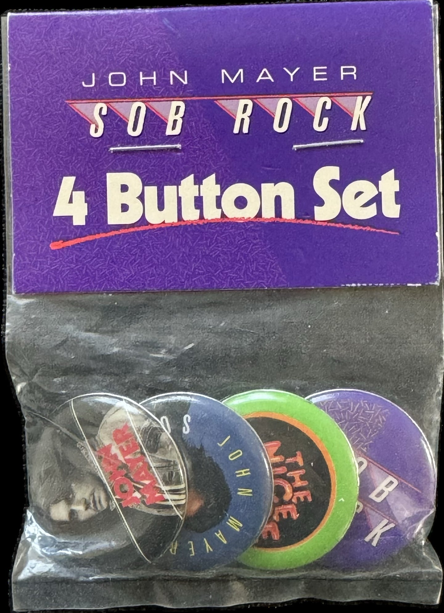 John Mayer 2021 Promo 4 Button Set