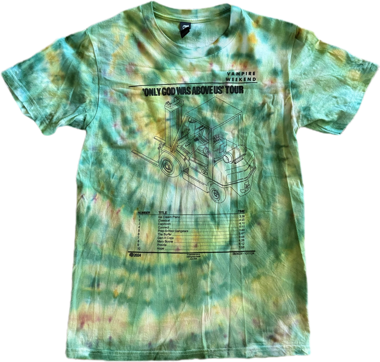 (S) VW Only God Was Above Us 2024 Tour Shirt