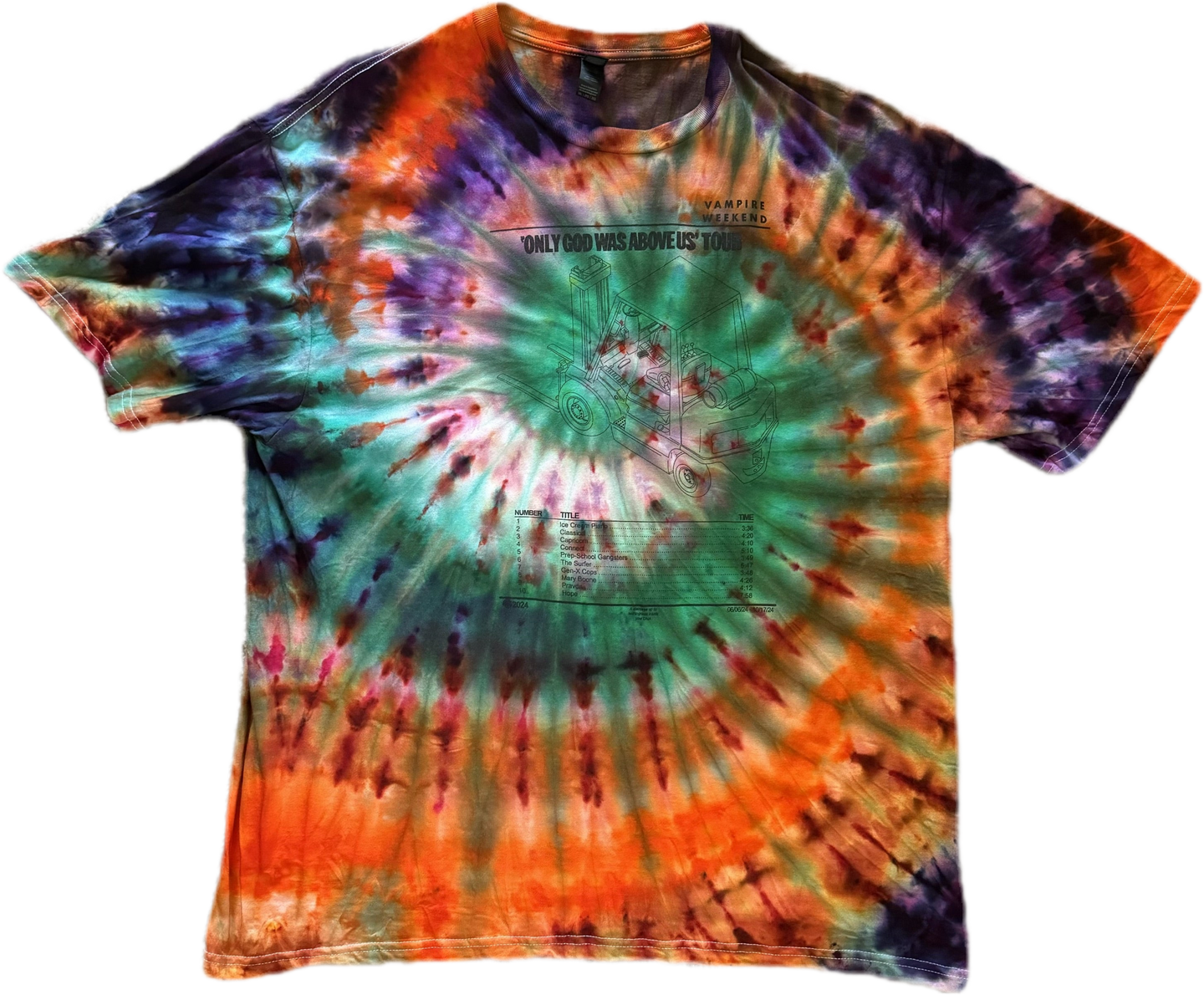 (XXL) VW Only God Was Above Us 2024 Tour Shirt