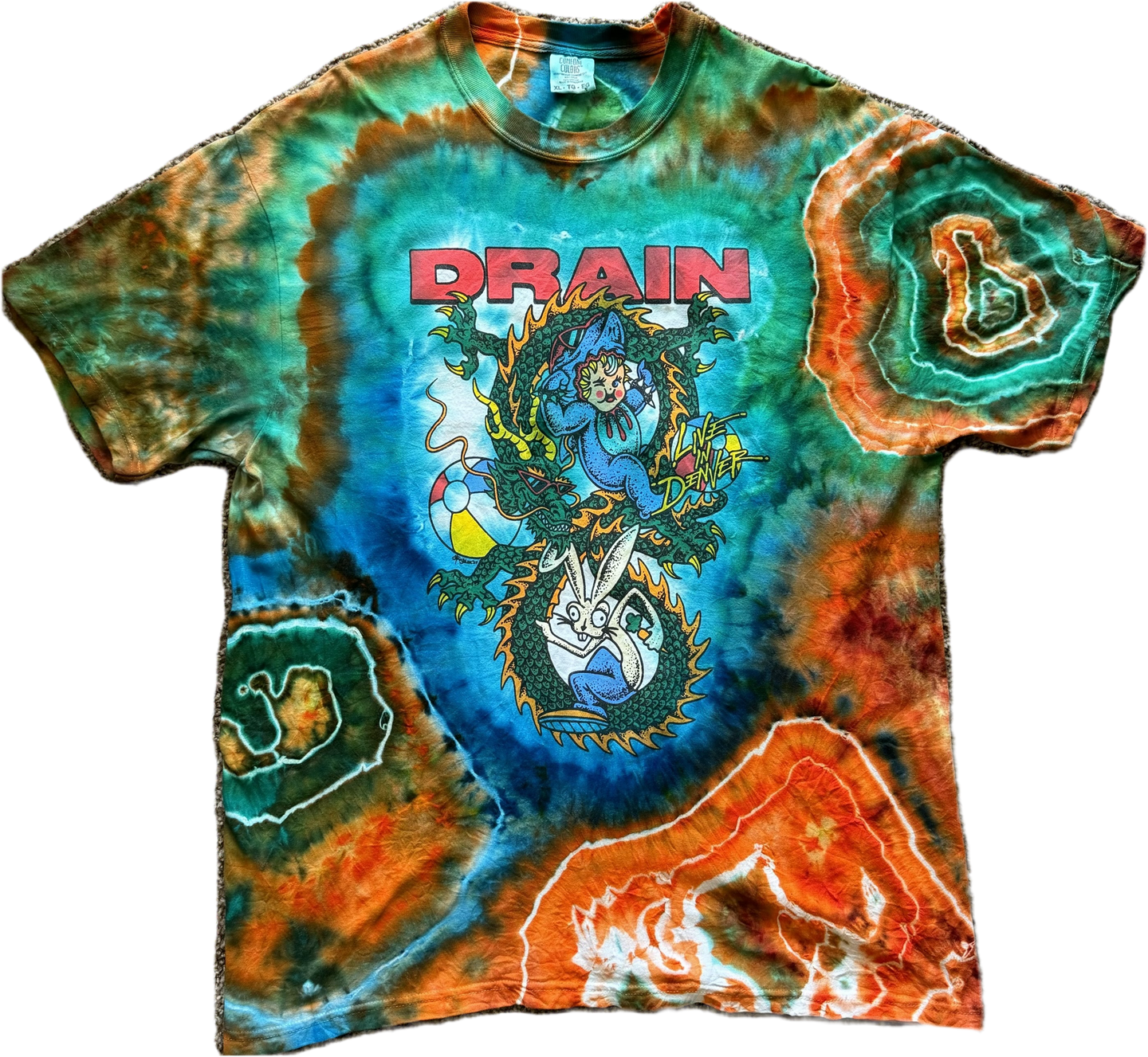 (XL) Drain X Blink-182 Live in Denver Dye