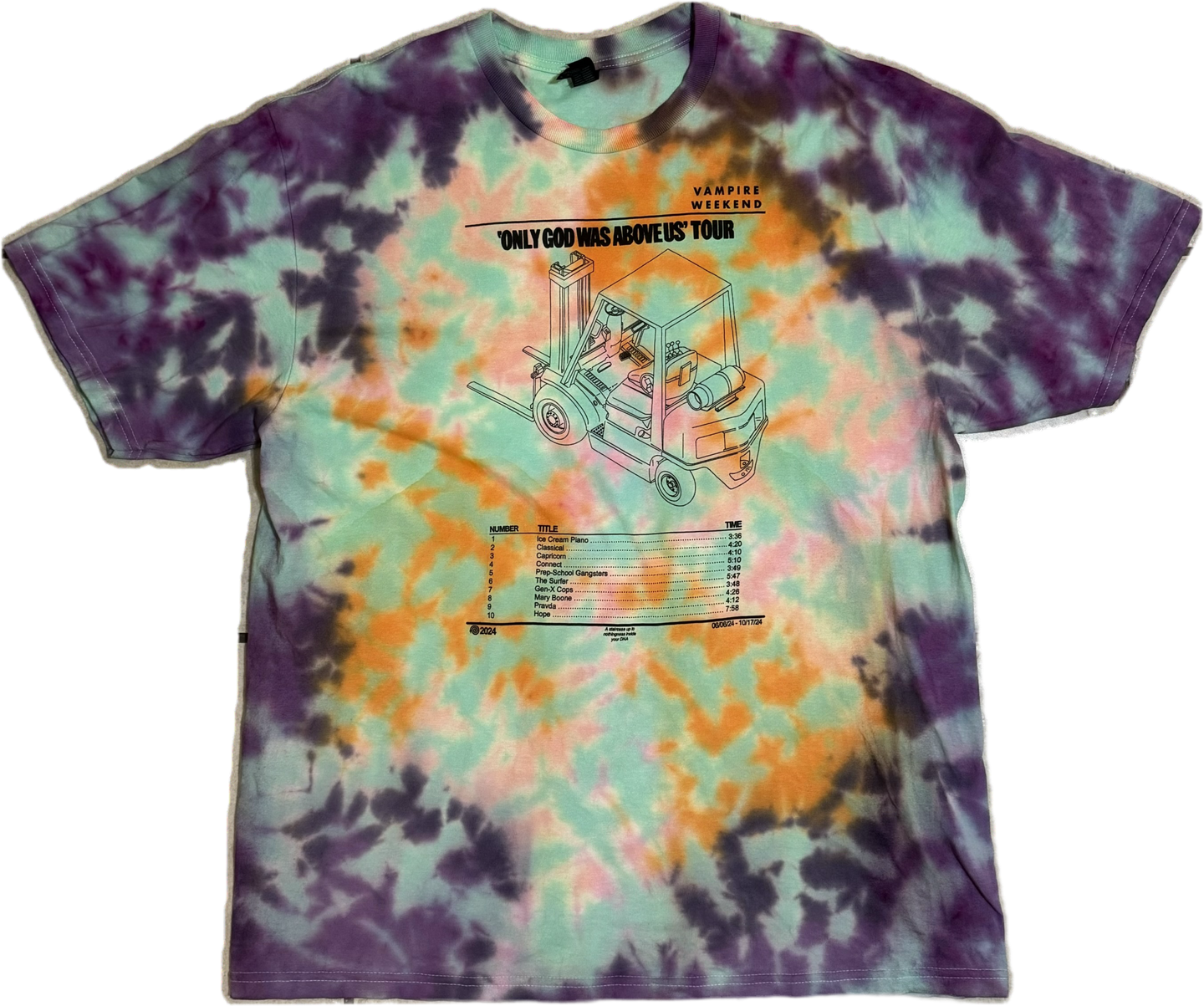 (XL) VW Only God Was Above Us 2024 Tour Shirt