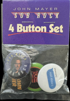 John Mayer 2021 Promo 4 Button Set