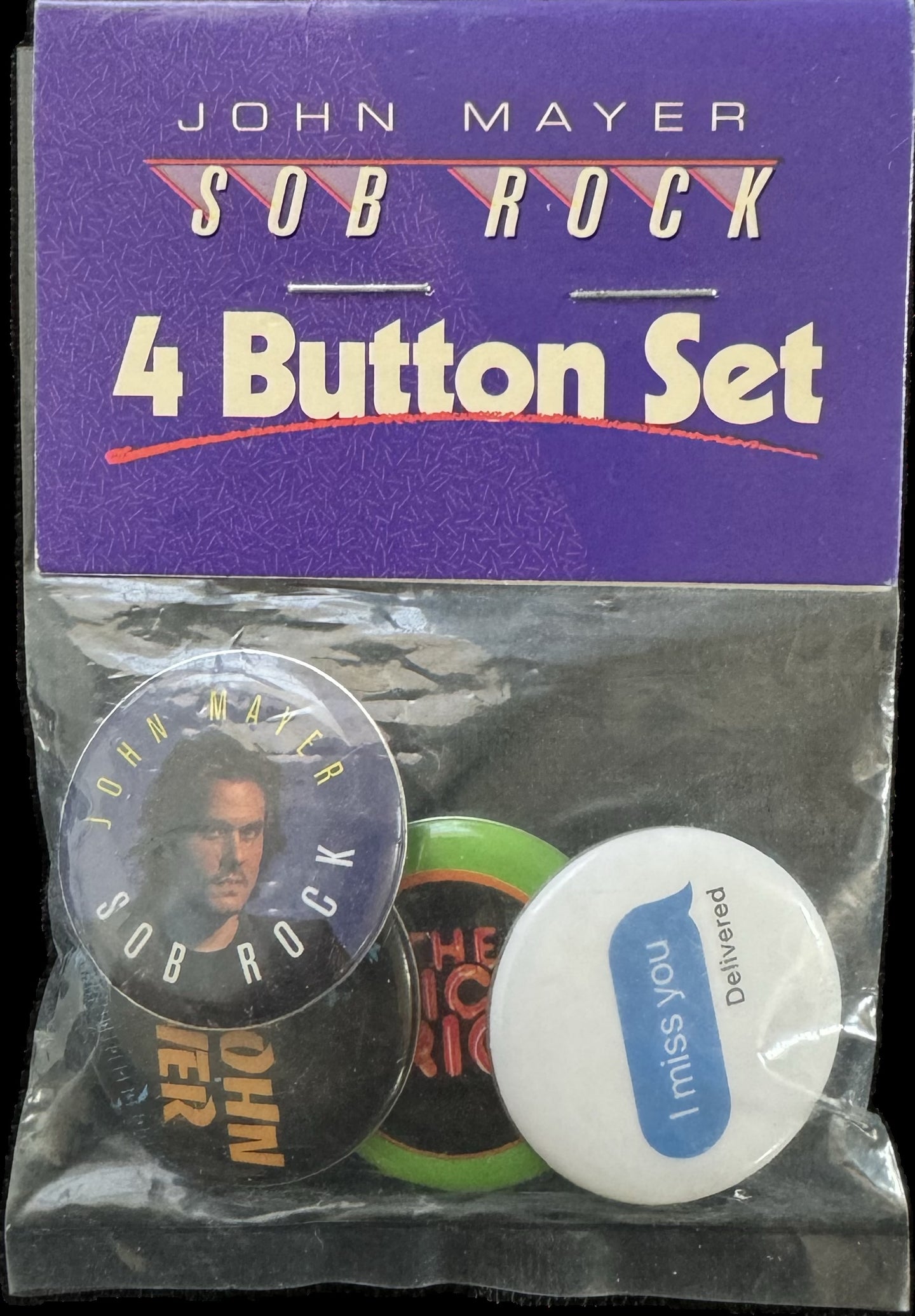 John Mayer 2021 Promo 4 Button Set