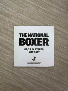 The National Boxer 2007 Promotional Sticker
