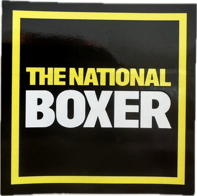 The National Boxer 2007 Promotional Sticker